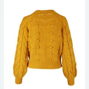 Mother. Size SMALL yellow sweater